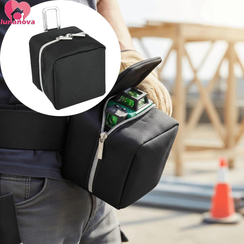 LUNANOVA Laser Level Storage Bag, Waist-Mounted Waist Pouch, Storage Pouch Cube Storage Bag สําหรับก