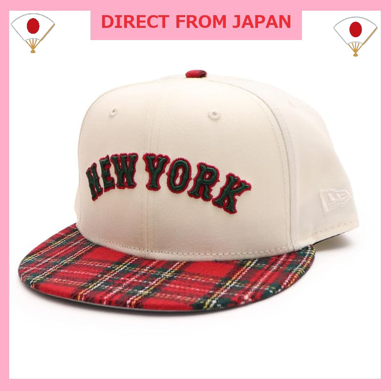 "NEW ERA 9FIFTY Plaid Visor Cap - New York Mets MLB Snapback Unisex Hat"