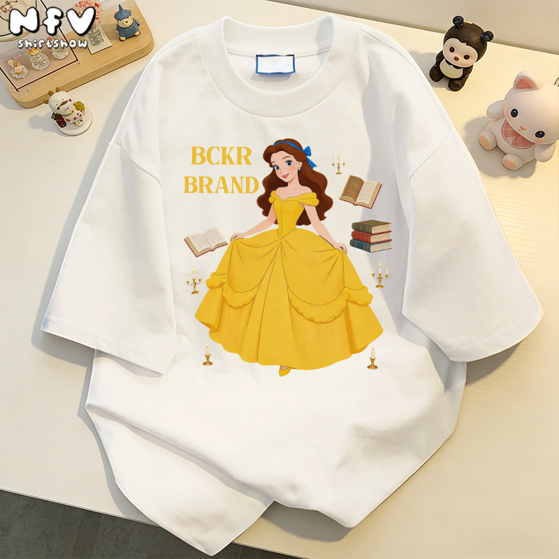 【จัดส่งตลอด 24 ชั่วโมง】NFV เสื้อยืดแขนสั้นคอกลม🎀ไหล่หลวมกว้าง ทรงหลวม อ่อนนุ่ม ระบายอากาศ ผ้าฝ้าย YG6368