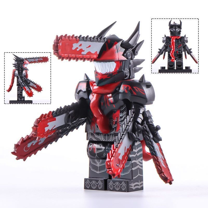 WM2565 Chainsaw Man Electric Times Third Party Minifigure Building Blocks ประกอบของเล่นอะนิเมะของขวั