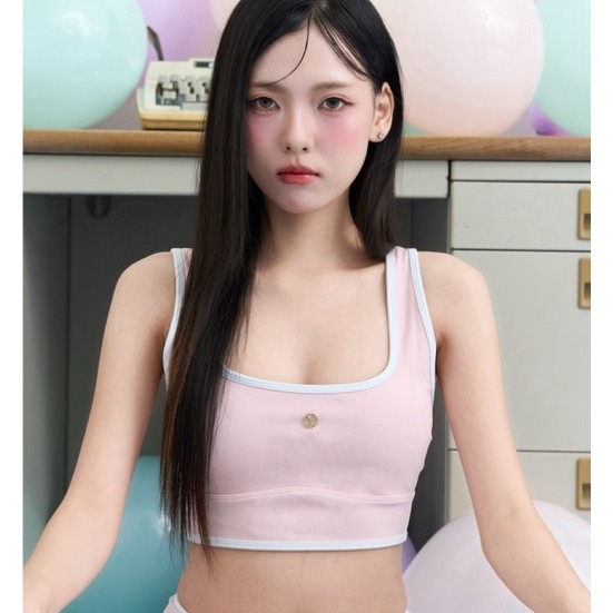 VYU pny bra บราเสื้อออกกำลังกายสีเหลือง/ชมพู/น้ำเงินเข้มnavy