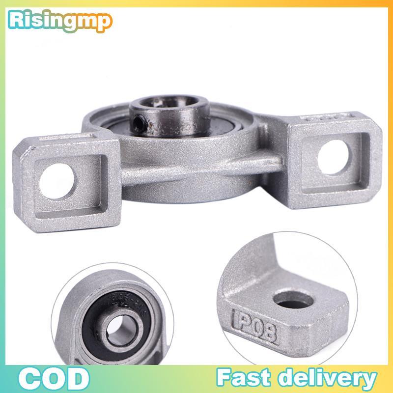 [risingmp] Zinc Alloy เส้นผ่านศูนย์กลาง 8 มม. Bore Ball Bearing Pillow Blo Mounted Support KP08