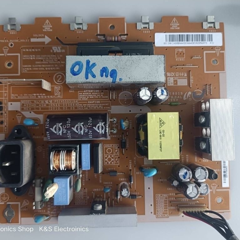 Power Supply Samsung LA22C350D1 , LA22B350F2X พาร์ท BN44-00366A , BN44-00366B  , BN44-00302C อะไหล่แ