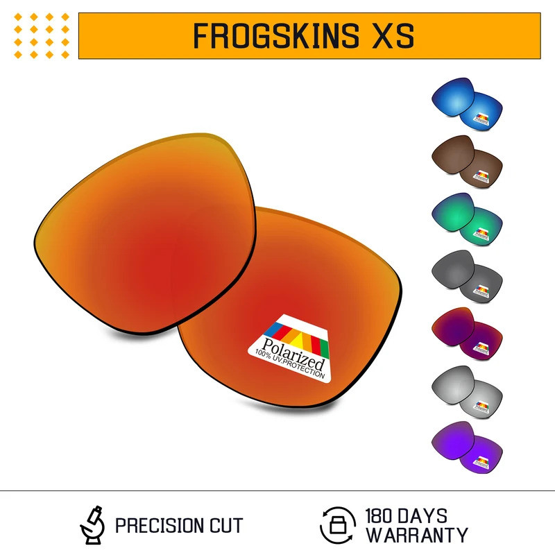 เลนส์เปลี่ยนโพลาไรซ์สําหรับ Frogskins XS OJ9006-53mm Youth Fit กรอบแว่นกันแดด - ตัวเลือกหลาย T5F5