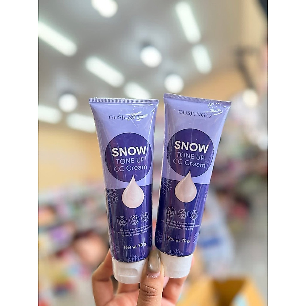โลชั่นพอกผิวซ้อกัสแท้💯%snow cc cream ไอเท็มที่ต้องมีช่วงสงกรานต์