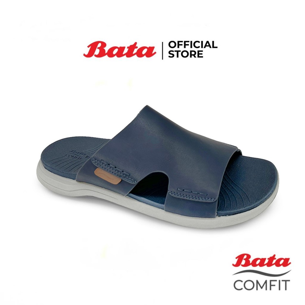 Bata บาจา  รองเท้าแตะเพื่อสุขภาพแบบสวม สำหรับผู้ชาย สีน้ำเงิน รหัส 8019142