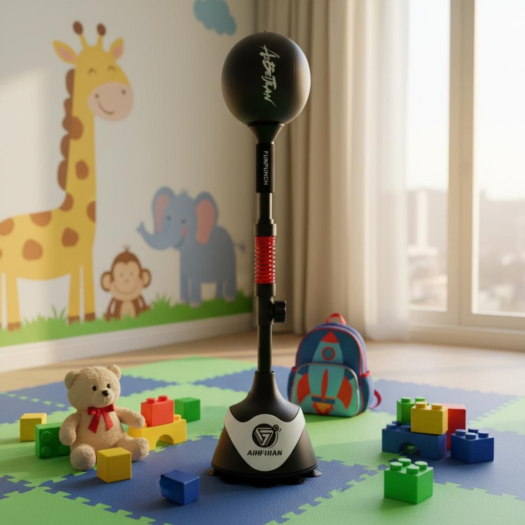 Boxing Punching Ball Stand Floor Grip Punching Ball สําหรับการฝึกตอบสนอง
