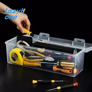 LZ-t] กล่องเก็บเครื่องมือฮาร์ดแวร์ Multipartment Clear Organizer พลาสติกทนทานสําหรับ Electronicpontents Storage [ใหม่]