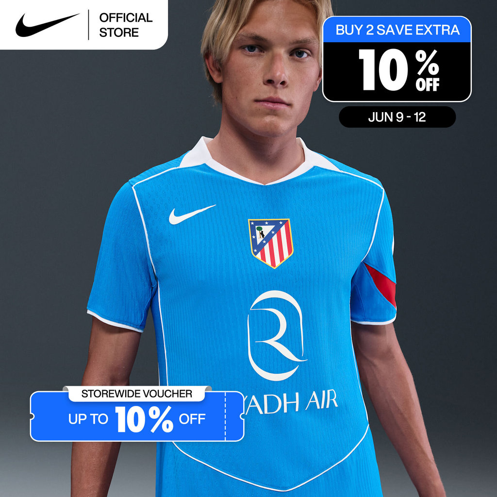 Nike Dri-FIT Men's Atlético Madrid 2025/26 Match Third ADV Total 90 Football Authentic Jersey - Photo Blue [HM3192-407]