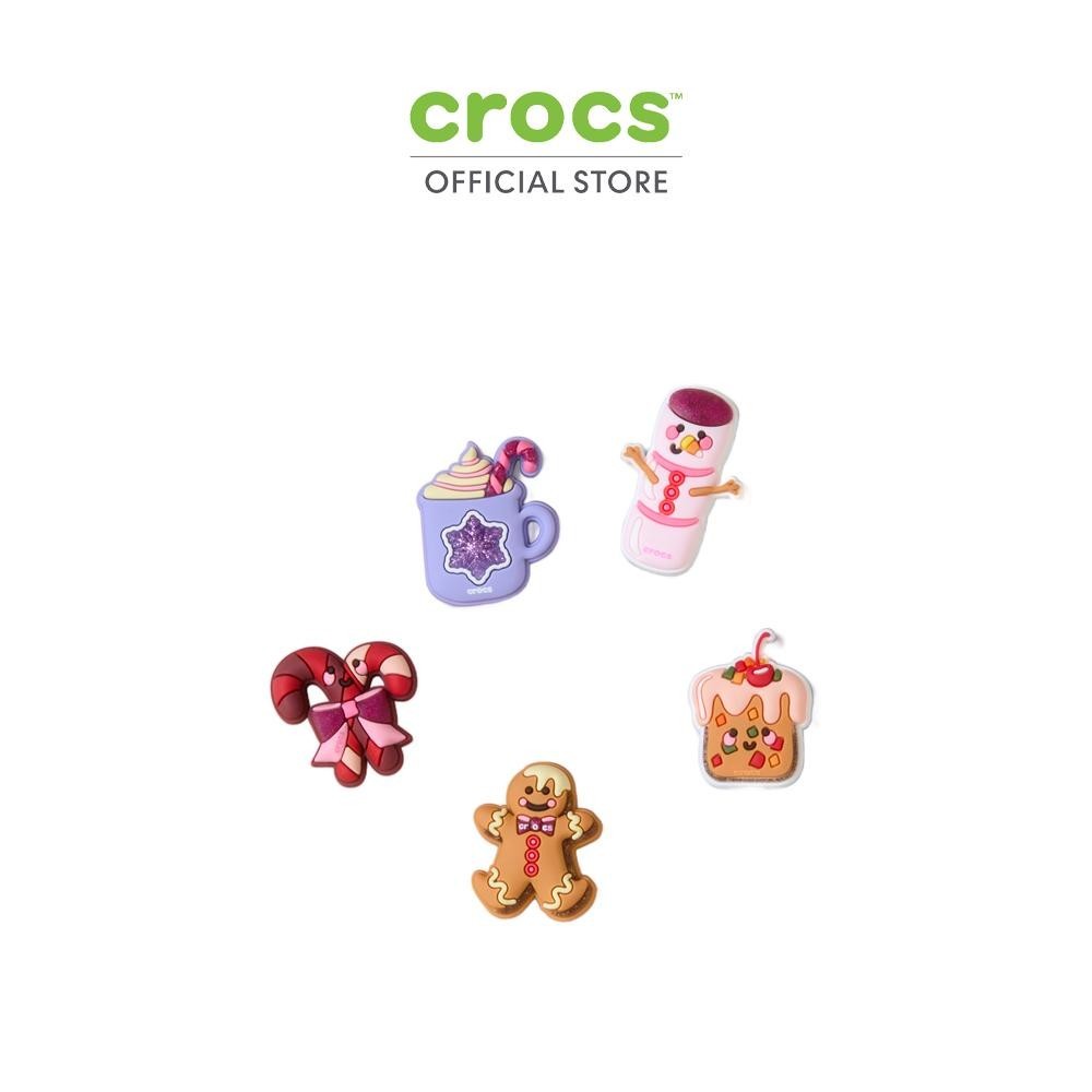 CROCS ตัวติดรองเท้า JIBBITZ™ CUTE WINTER FOODS 5 PACK รุ่น 10016635 - MULTICOLOR