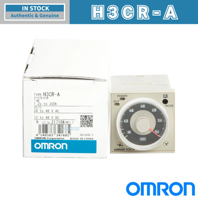 ที่เชื่อถือได้ใหม่ของแท้ OMRON Solid State Timer รีเลย์ H3CR-A/H3CR-A8/H3CR-A8E