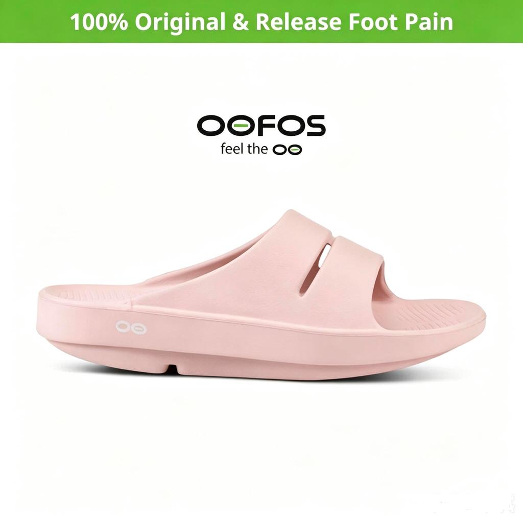 6 สี OOFOS Sandal - รองเท้าแตะเพื่อสุขภาพ Unisex นุ่มเหมือนเค้กพร้อมระบบรองรับรองเท้า - ลดอาการปวดเท้า