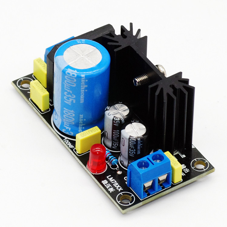 LM317 บอร์ดควบคุมแรงดันไฟฟ้าแบบปรับได้ LM7805/7812/7815 7824 Buck 5V12V15V24V