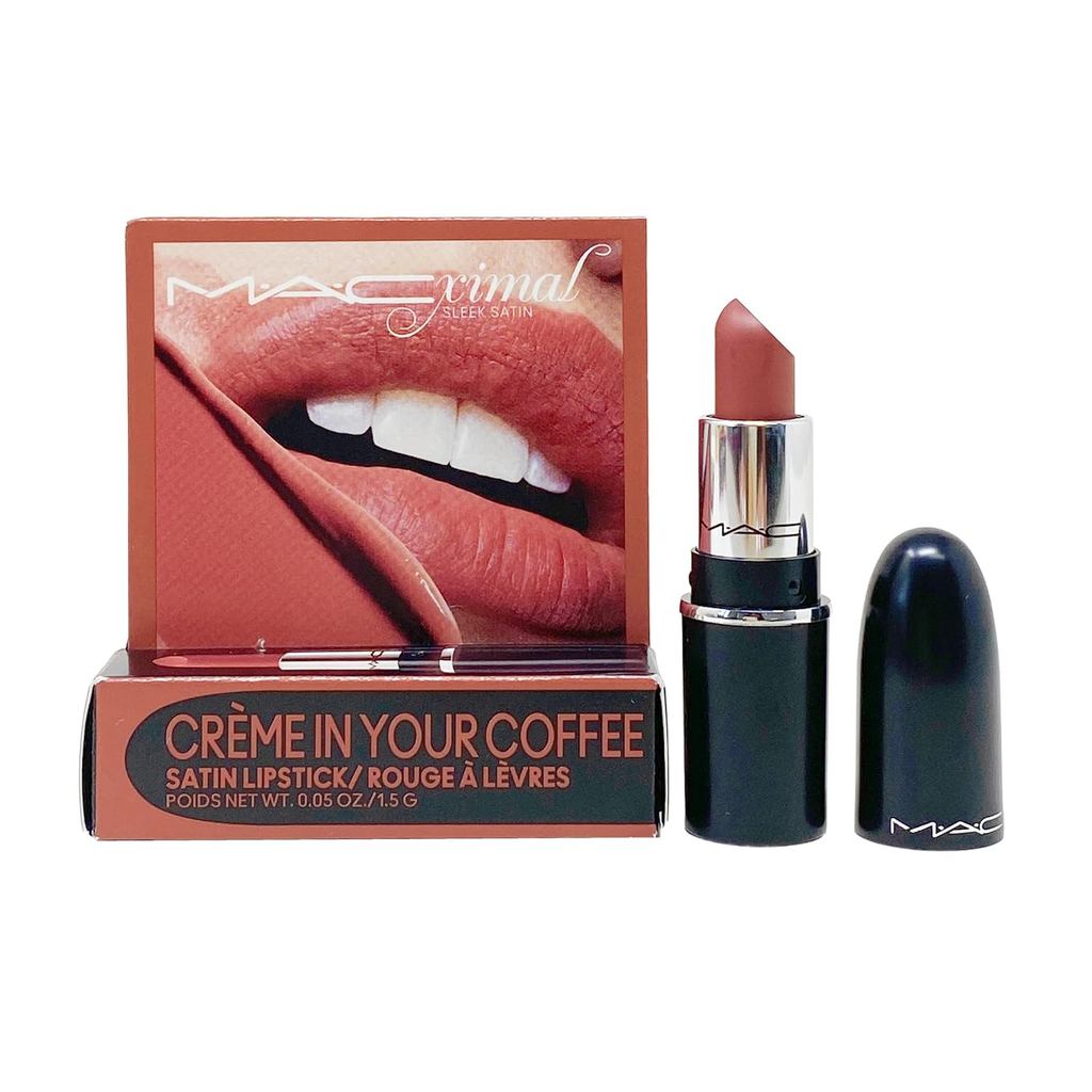 MAC Charm Cosmetics Ximal Sleek Satin Mini Lipstick-834 ครีมกาแฟ (โทนกลางสีชมพูสีน้ําตาล) 1.4g/1.5g