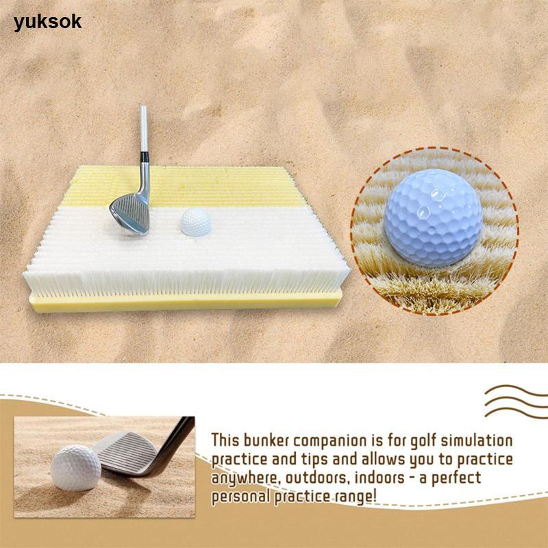Yuksok Bunker Mat Bunker Practice Mat Golf Mat for Golf Bunker, ในร่มและกลางแจ้ง,