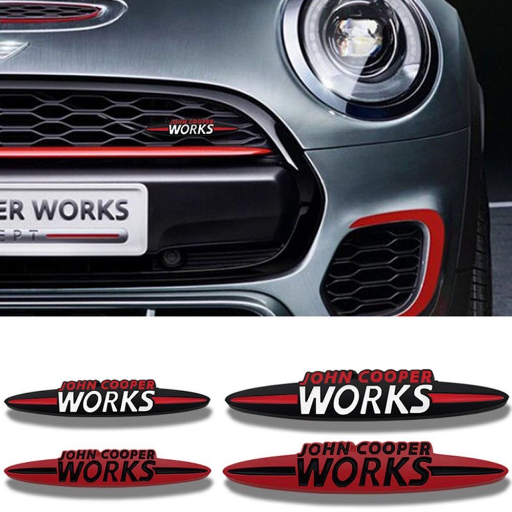 เหมาะสําหรับ Mini MINI ดัดแปลง JCW ทํางานตาข่ายมาตรฐานรถสามมิติมาตรฐาน MINI cooper โลหะมาตรฐาน