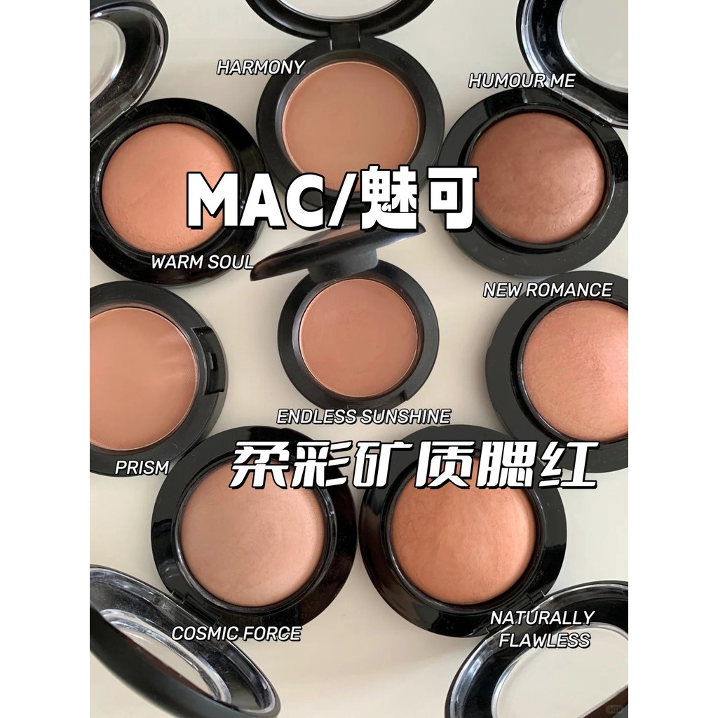 พร้อมสต็อก MAC melba Blush Love joy warm soul Melba Blush Rouge Brighten Skin Tone
