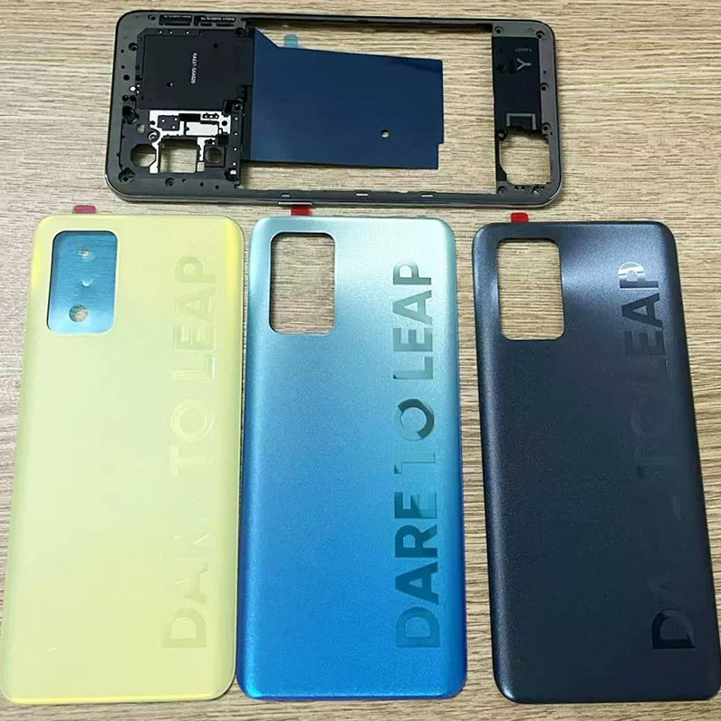 สําหรับ Realme Q3 Pro Q3Pro ฝาหลังแบตเตอรี่พร้อมกรอบกลาง
