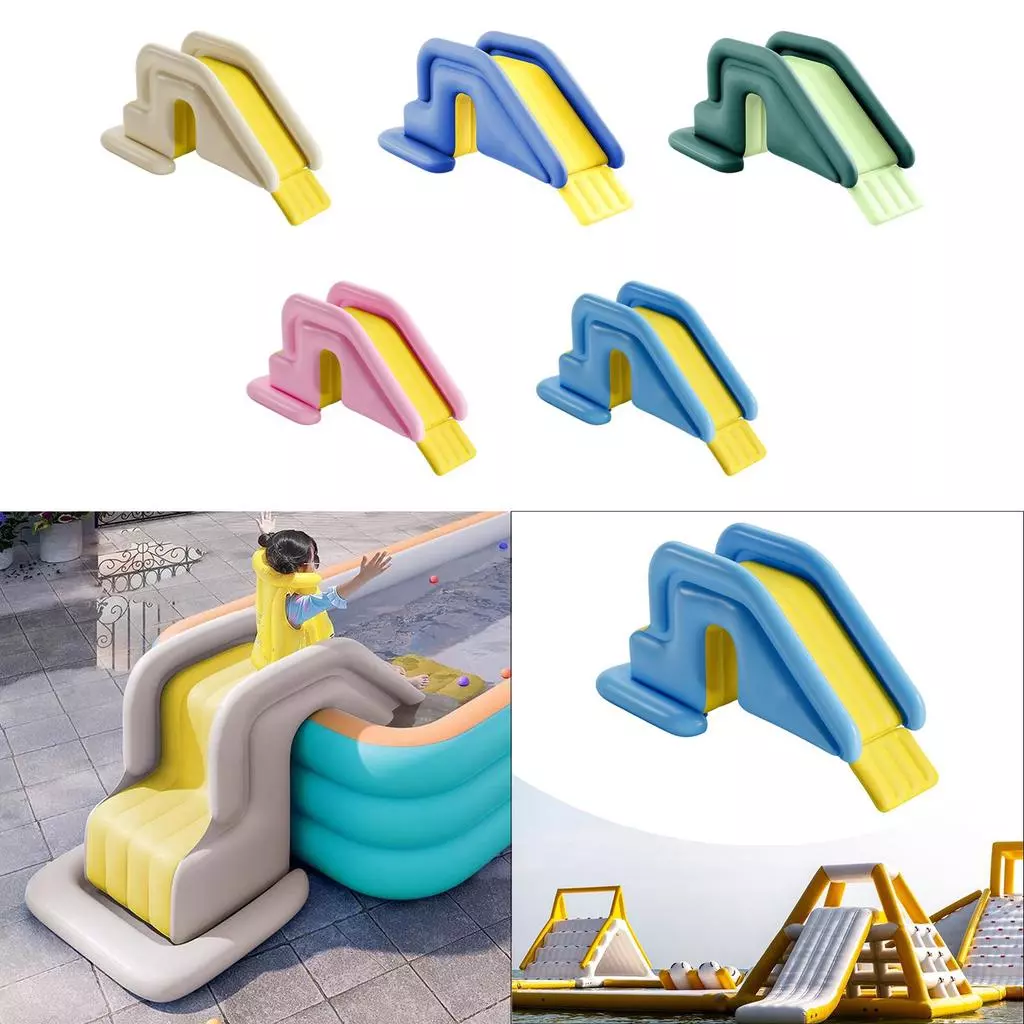 [hmxkd5smya] สไลเดอร์น้ำเป่าลมสำหรับเด็ก ฐานมั่นคงใช้งานได้จริง อุปกรณ์ PVC สำหรับสนามเด็กเล่นในร่ม สวนหลังบ้าน