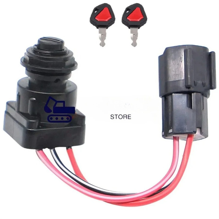 HRC40-53960 สวิตช์จุดระเบิด STARTER RC411-53964 Kubota KX080, KX121, KX161, KX41, KX71, KX91, U15, U