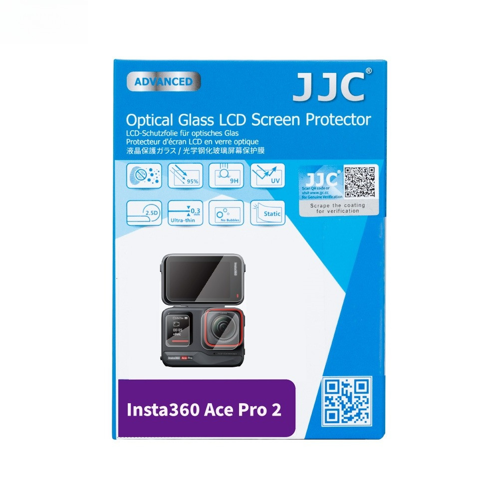 [HANANOIL] Ace Pro2 กระจกนิรภัยป้องกันหน้าจอสําหรับ Insta360 Ace Pro 2 LCD Action กล้องฟิล์มป้องกันร
