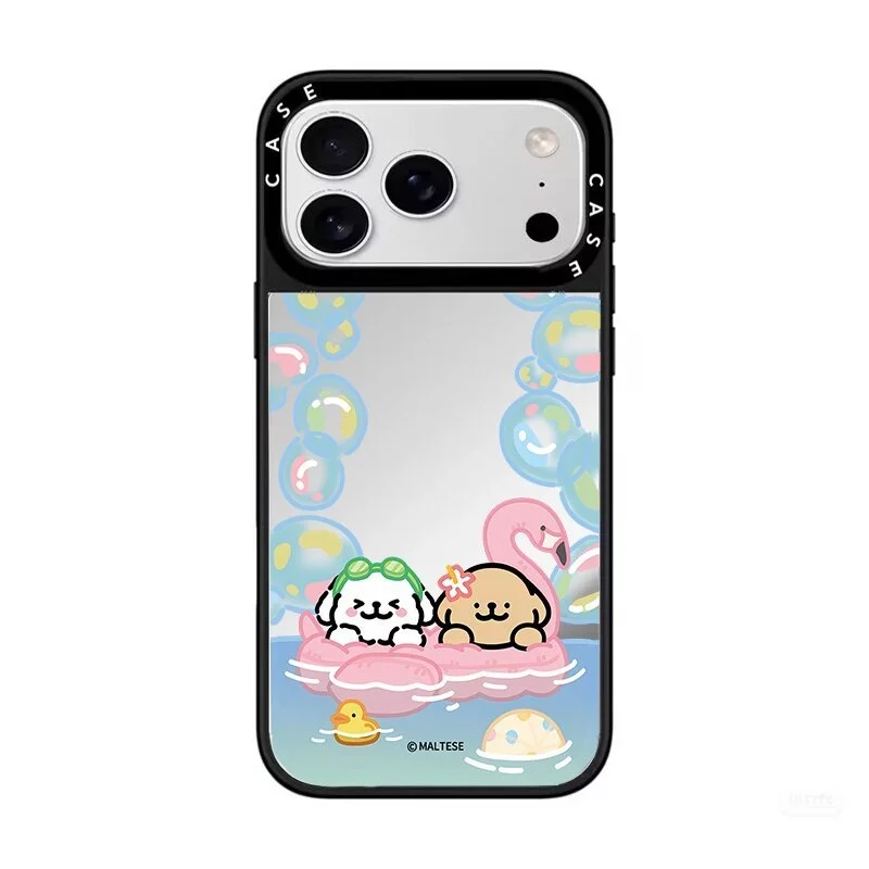 เคสโทรศัพท์ C Home ลายลูกสุนัขกินแตงโมสำหรับ iPhone 17 Pro Max/16 Pro/15/14/13/12 thumbnail 4