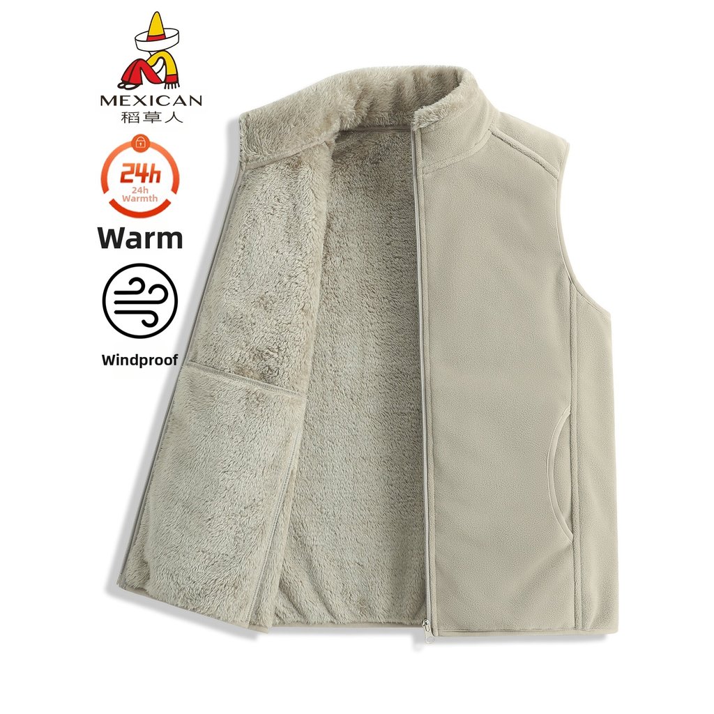 Mexican | Windproof Warmth กลางแจ้งเสื้อกั๊ก