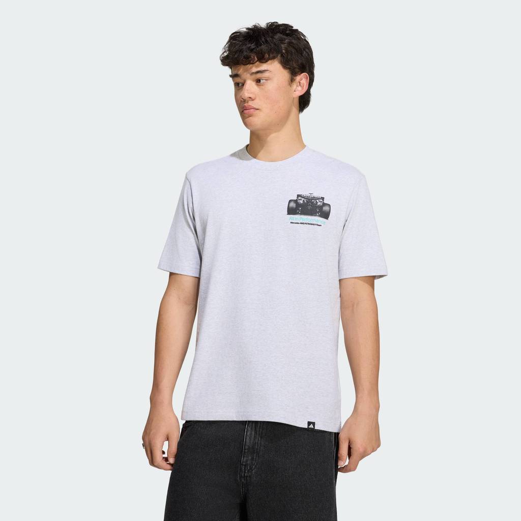 adidas Motorsport MERCEDES - AMG PETRONAS FORMULA 1 TEAM GRAPHIC TEE Men Grey HY8001
