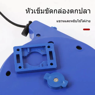 COD สายเซฟตี้ชิงหลิว สายเซฟตี้ แบบดึงกลับ ยืดอัตโนมัติ20M/40M ฟรีคลิปยึดกับที่วางคัน สายเซฟตี้
