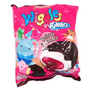 วิกเกิ้ลส์ มาชแมลโล ช็อคโกแลต 4.5 ก. 24 ชิ้น (WIGGLES Mallow Chocolate 4.5 g 24 pcs) โปโลแมน POLOMAN
