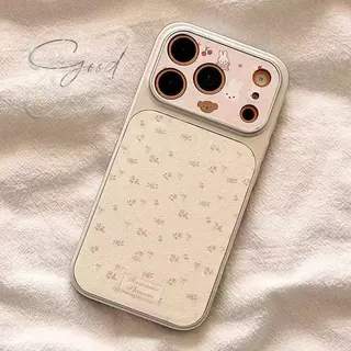 เคสไอโฟน เหมาะสำหรับ iPhone 17 16 11 15 12 14 13 Pro Max 14 15 16 Plus สายรัดตัวยึดดอกไม้สด พรีเมียม เท็กซ์เจอร์นุ่ม