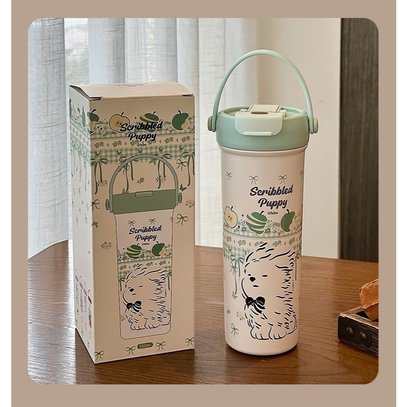 แก้ว แก้วเก็บความเย็น ขนาด550 880ML. ภายในเคลือบเซรามิก มีหูหิ้ว มีหลอด ส่งฟรี พร้อมส่ง