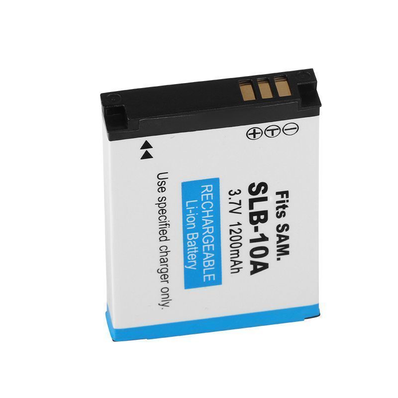 SLB-10A แบตเตอรี่กล้องสําหรับ Samsung ES55 ES60 PL51 PL55 L110 WB550 WB500