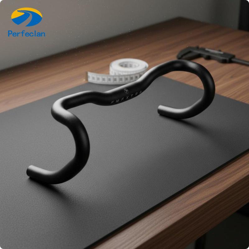 Perfeclan Alloy Road Bike Handlebar Aerodynamic Drop Profile Ram Bar การออกแบบน้ําหนักเบาสําหรับ Rac