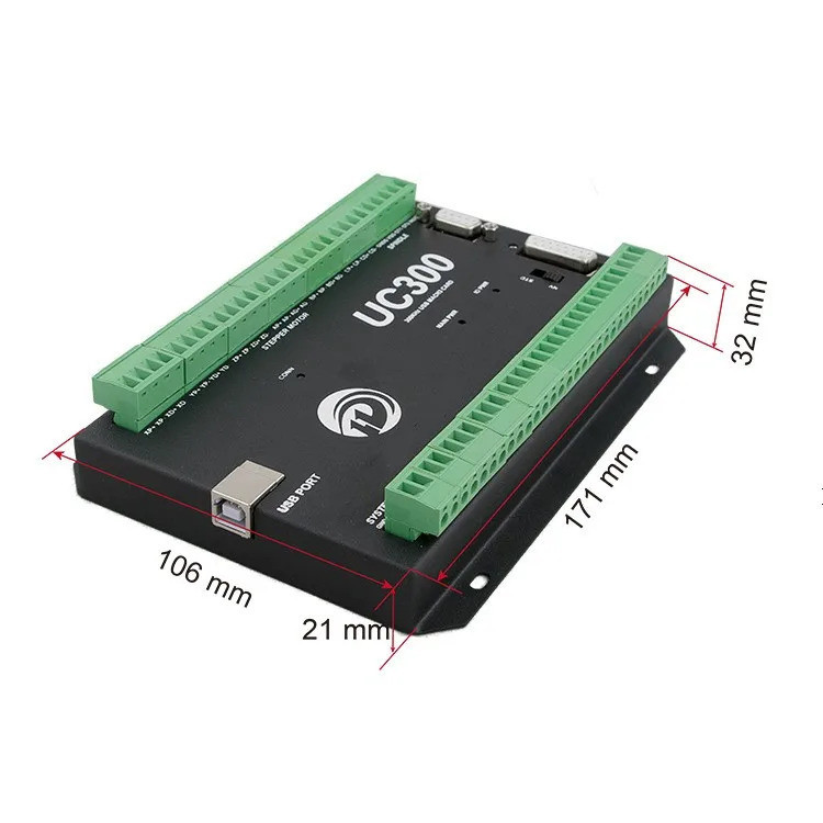 ผู้ผลิตคุณภาพที่ดีที่สุด 5 แกน 300Khz Mach3 UC300 USB CNC Motion Controller NC เครื่องมือเครื่องควบค