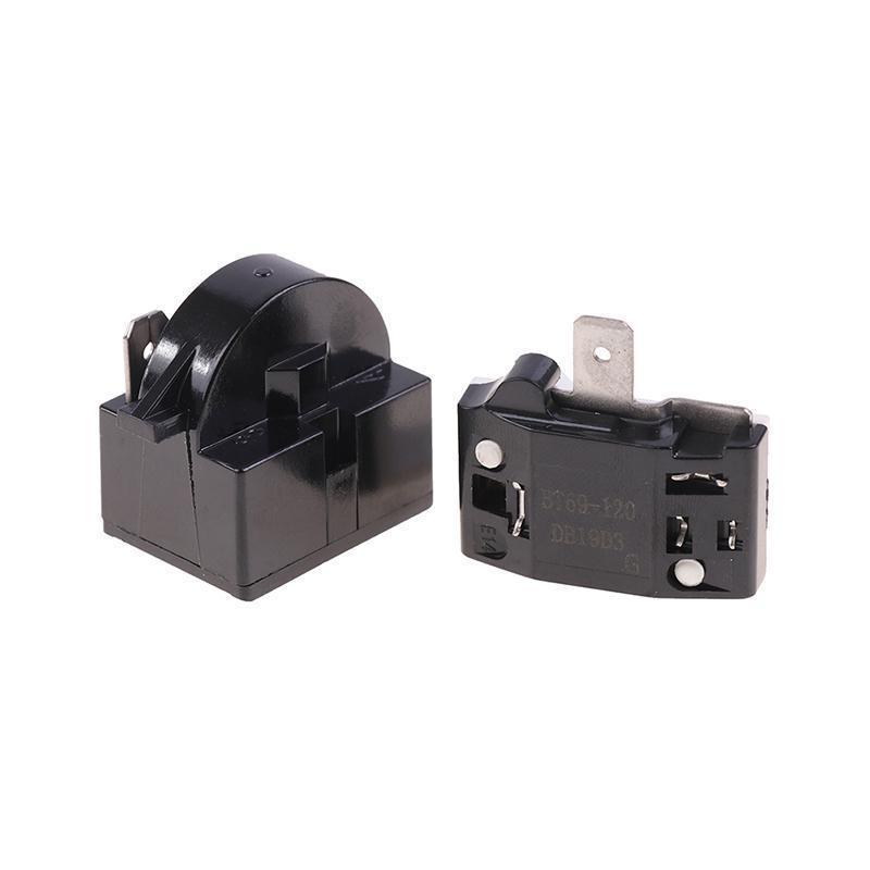 KILIG 2PCS QP2-4.7 PTC Starter รีเลย์ 1 พินตู้เย็นรีเลย์และ 6750C-0005P ตู้เย็น Overload Protector T
