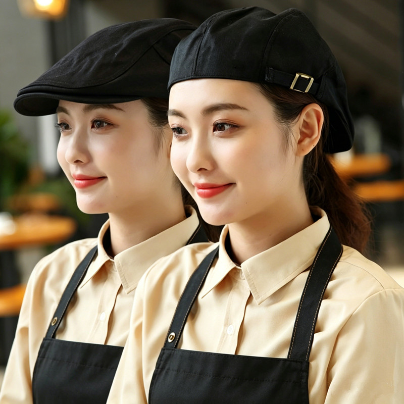 【คุณภาพสูง】หมวกเชฟ หมวกทำอาหาร อุปกรณ์ครัว พ่อครัว