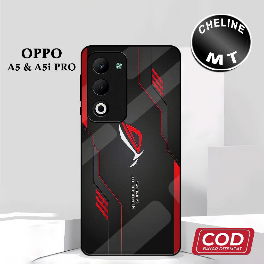 ( DD 6 ) เคส Sofcase Glossy สําหรับ Oppo A5 l oppo A5i PRO l Anime Motif l บทคัดย่อ l น่ารัก l Kesin