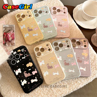 [💟คัดสรรพิเศษ] สำหรับ iPhone 15 17 16 13 11 12 14 Pro Max 15 14 16 Plus รุ่นใหม่ ลายแมวการ์ตูนน่ารักมาก เคสกันกระแทก