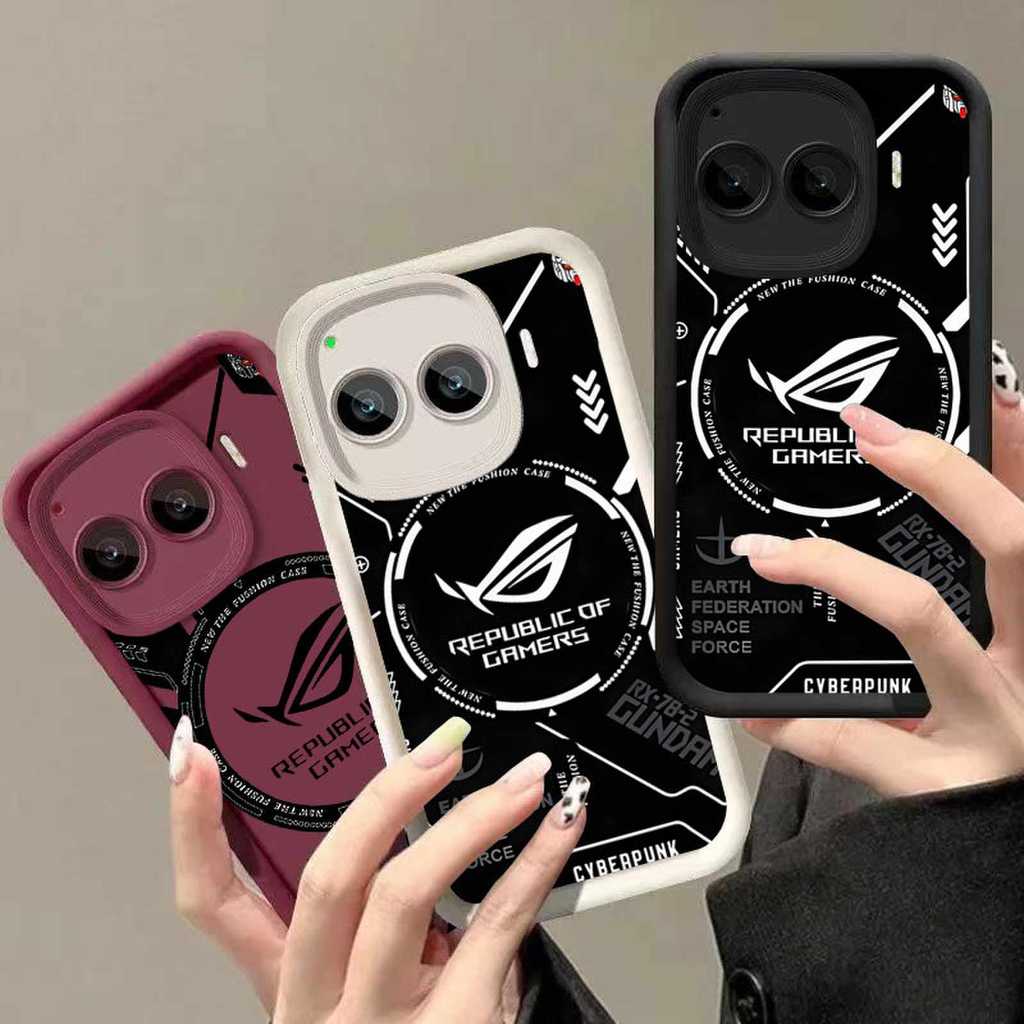 เหมาะสําหรับ VIVO IQOO Z10 Z9 Z11X Z10X Z9X เคสโทรศัพท์ IQOO 15R Z11 Z9 Turbo + ทนทานและป้องกันการตกกระแทกซิลิโคนป้องกันกรณี A04-A06