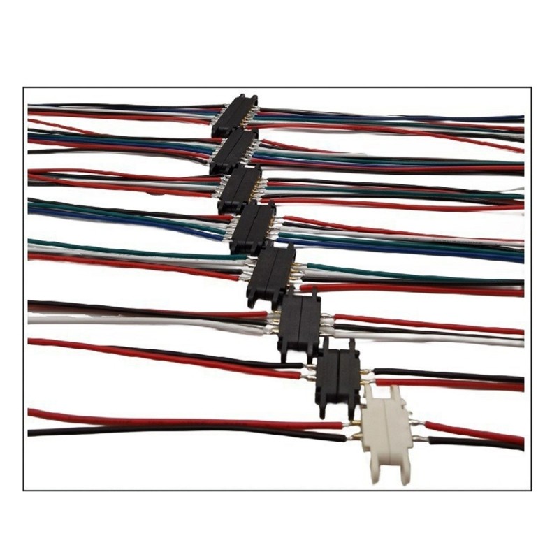 HIk Magnetic Connector พร้อมสายไฟ 2 3 4 5 6 8Pin Bonding Wire Strips สายไฟ Terminals