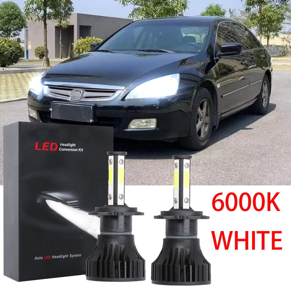 สําหรับ Honda Accord SDA 2002-2006 (โคมไฟหัว) ไฟหน้าไฟหน้า 2004 LED หน้า BH6000K ชุดหลอดเปลี่ยนฮาโลเ