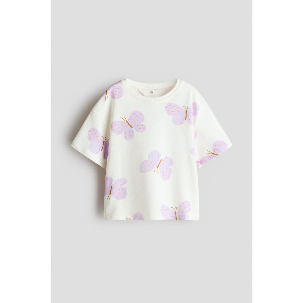 H&M(เอชแอนด์เอ็ม) เสื้อยืดผ้าฝ้าย เด็กหญิง 1348476_1