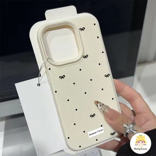 เปลือกโทรศัพท์ลายจุดแฟชั่นหรู น่ารัก เคสไอโฟน17 เหมาะสำหรับ IPhone 15 17 13 16 12 14 11 Pro Max XR X XS Max 7 8 16 Plus