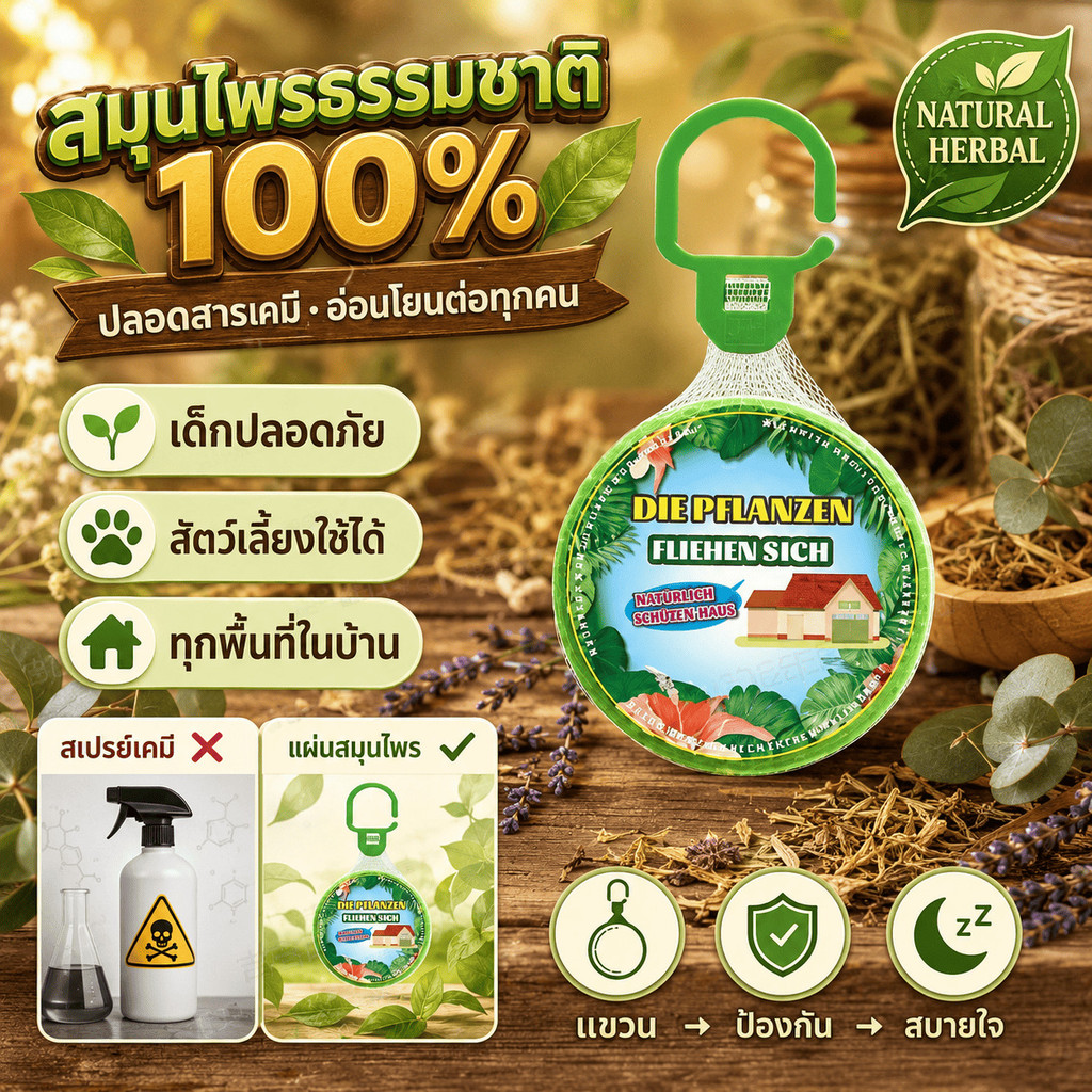 【พืชธรรมชาติไล่ยุง】ที่ไล่ยุง/กันยุง/ผลิตภัณฑ์ไล่แมลง