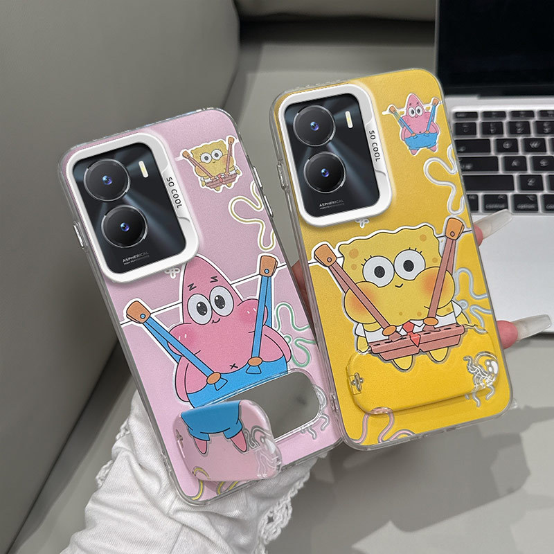 เคส vivo y16 เคส vivo y02s y56 5g เคส สีเงิน เคสโทรศัพท์ป้องกันการตก