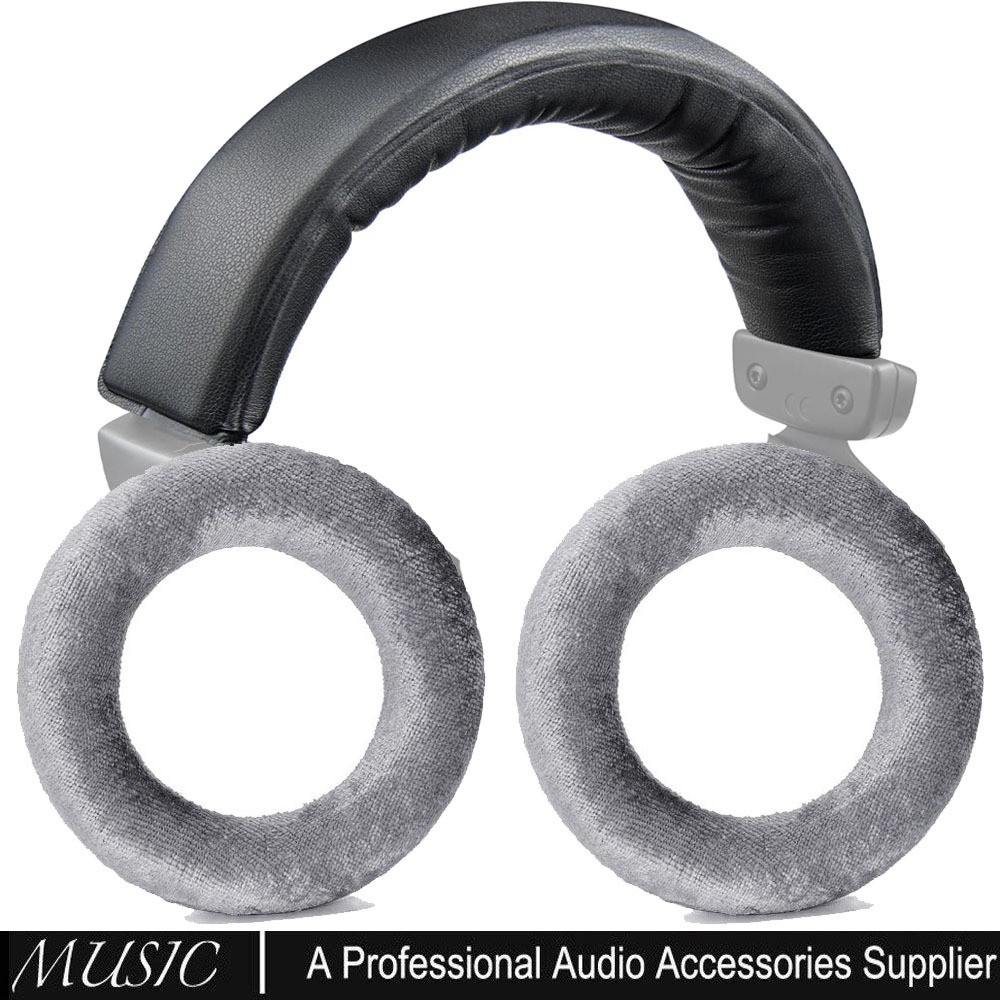 ที่คาดผม + แผ่นรองหูฟังสําหรับ Beyerdynamic DT770/DT770M/DT770Pro/DT770 Pro HT/DT790/DT797/DT880/DT8