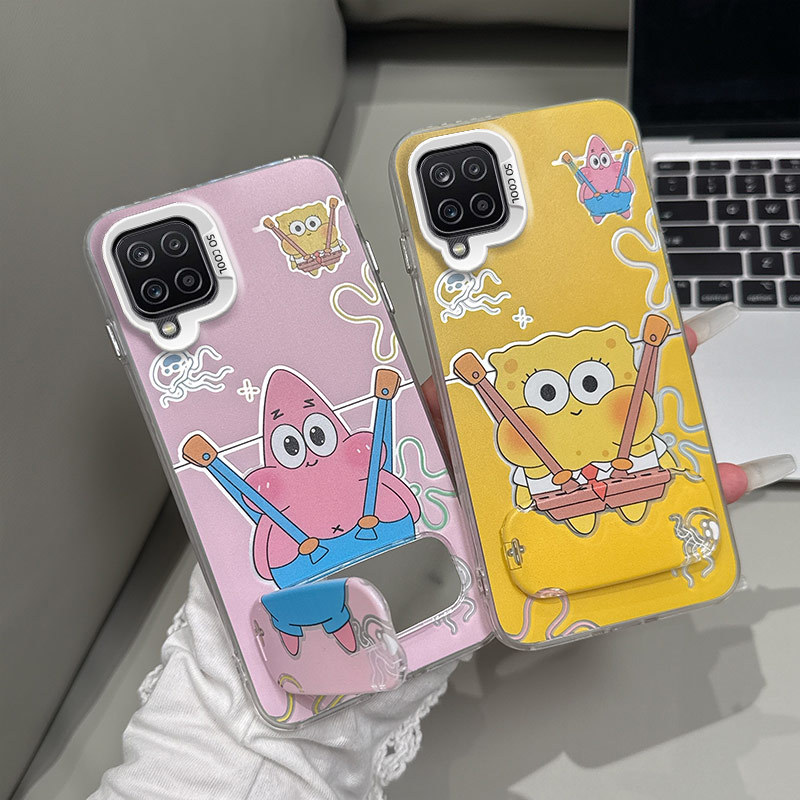 เคส Samsung a12 เคส Samsung m12 Color Silver Anti fall เคสโทรศัพท์ป้องกัน