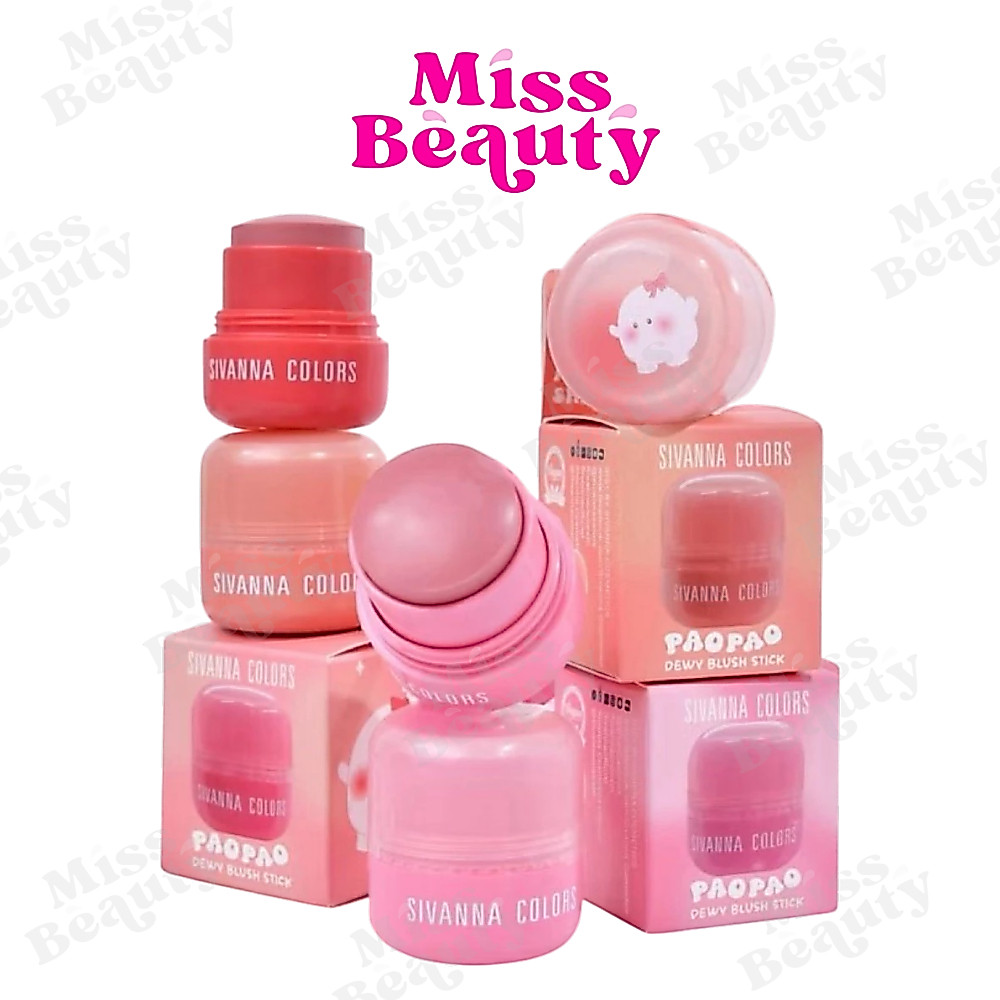 HF750 Sivanna Colors Pao Pao Dewy Blush Stick ซีเวนน่า คัลเลอร์ส เปา เปา ดิวอี้ บลัช สติ๊ก 9.5 กรัม