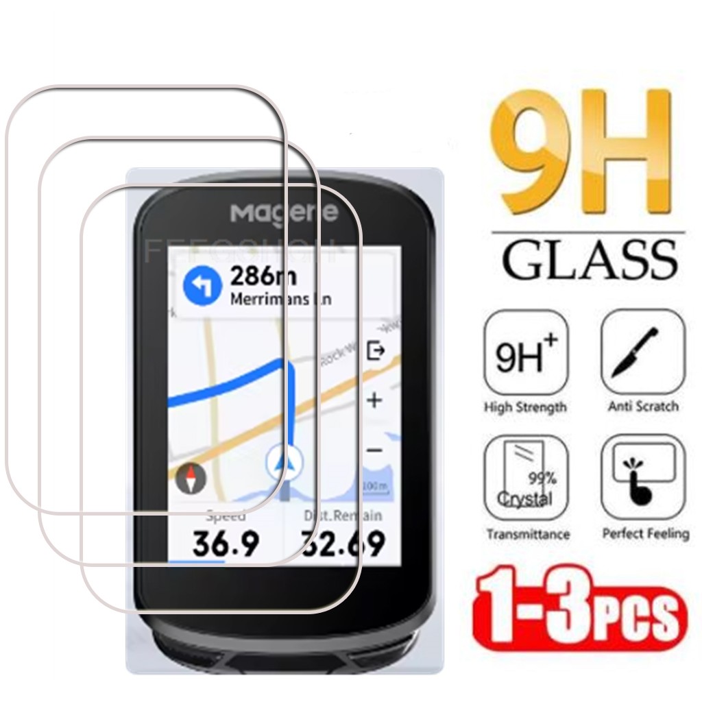 Hard Glass Screen Protector สําหรับ Magene C506 SE C606 Pro C706 ขี่จักรยานจักรยาน GPS คอมพิวเตอร์ป้